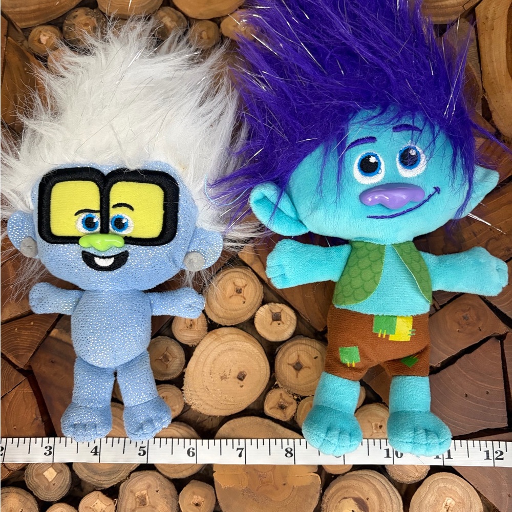 Trolls Branch and Tiny Diamond Plush Toy Set